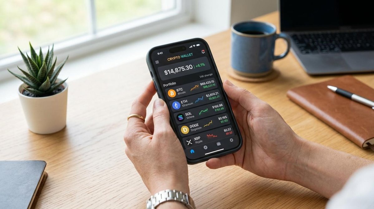 Cartão de crédito Mercado Pago tem cashback: como funciona e como aproveitar o benefício 2 Pessoa segurando o celular em mãos no aplicativo do banco