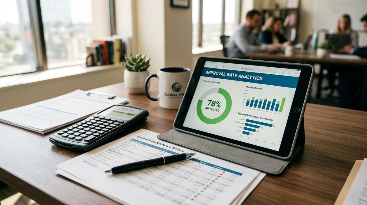 Como melhorar a taxa de aprovação de pagamentos na sua loja e vender mais 2 Tablet, calculadora e papéis em cima de uma mesa de escritório