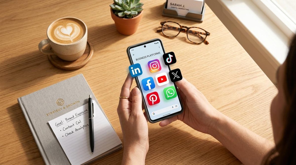 Escolha Redes Sociais Negocio